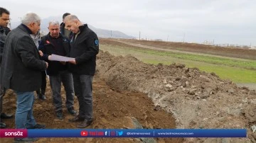 İki mahalleye yeni i&ccedil;me suyu şebeke hattı