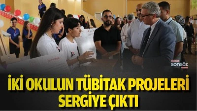 İki okulun T&Uuml;BİTAK projeleri sergiye &ccedil;ıktı