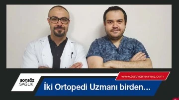 İki Ortopedi Uzmanı birden&hellip;