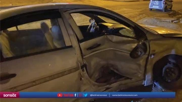 İki otomobilin &ccedil;arpıştığı kazada 5 kişi yaralandı