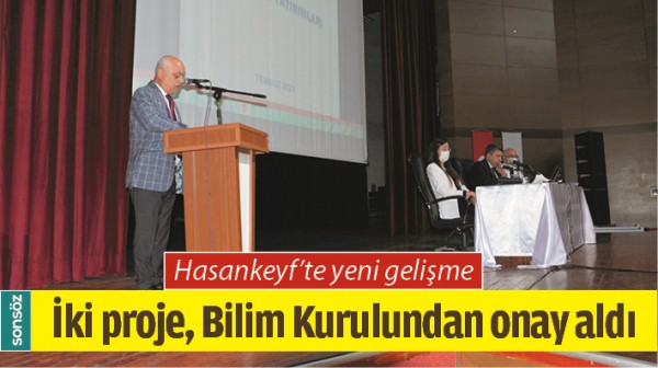 İKİ PROJE, BİLİM KURULUNDAN ONAY ALDI