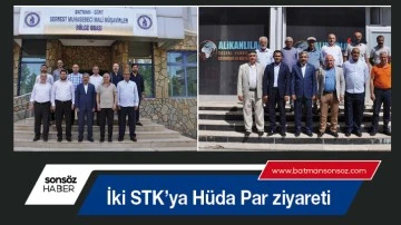 İki STK&rsquo;ya H&uuml;da Par ziyareti