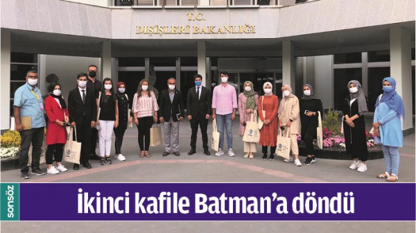 İKİNCİ KAFİLE BATMAN&rsquo;A D&Ouml;ND&Uuml;