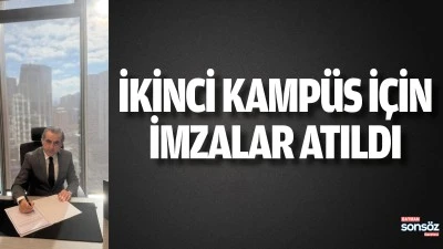 İkinci kamp&uuml;s i&ccedil;in imzalar atıldı