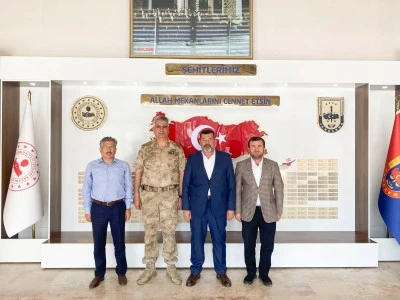 İl M&uuml;ft&uuml;s&uuml;&rsquo;nden jandarma ziyareti