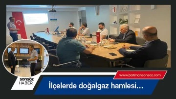 İl&ccedil;elerde doğalgaz hamlesi&hellip;