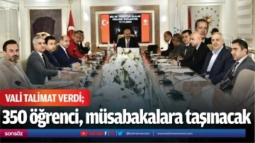 İl&ccedil;elerden 350 &ouml;ğrenci, m&uuml;sabakalara taşınacak