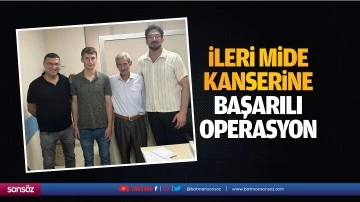 İleri mide kanserine başarılı operasyon