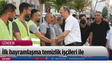 İlk bayramlaşma temizlik iş&ccedil;ileri ile
