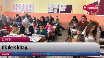 İlk ders kitap&hellip;