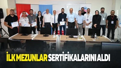 İlk mezunlar sertifikalarını aldı