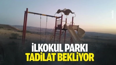 İlkokul parkı, tadilat bekliyor