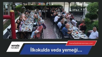 İlkokulda veda yemeği&hellip;