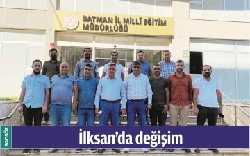 İLKSAN&rsquo;DA DEĞİŞİM 