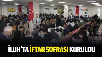 İluh&rsquo;ta iftar sofrası kuruldu