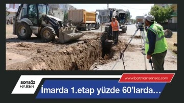 İmarda 1.etap y&uuml;zde 60&rsquo;larda&hellip;