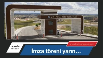 İmza t&ouml;reni yarın&hellip;