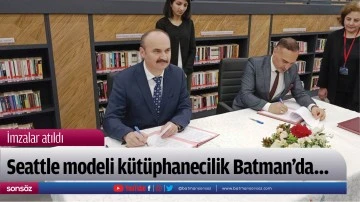 Seattle modeli k&uuml;t&uuml;phanecilik Batman&rsquo;da&hellip;