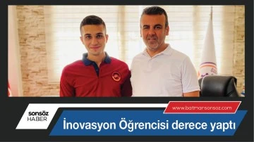 İnovasyon &Ouml;ğrencisi derece yaptı
