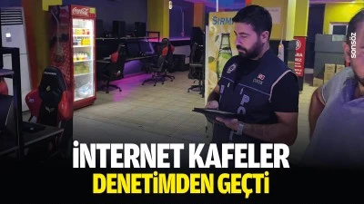 İnternet kafeler denetimden ge&ccedil;ti