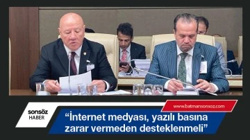 &ldquo;İnternet medyası, yazılı basına zarar vermeden desteklenmeli&rdquo;