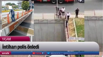 İntiharı polis &ouml;nledi