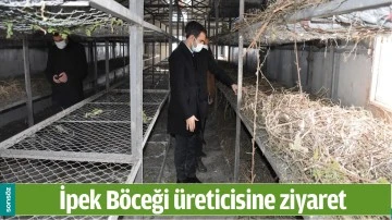 İPEK B&Ouml;CEĞİ &Uuml;RETİCİSİNE ZİYARET 