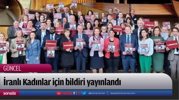 İranlı Kadınlar i&ccedil;in bildiri yayınlandı