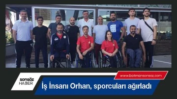 İş İnsanı Orhan, sporcuları ağırladı