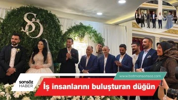 İş insanlarını buluşturan d&uuml;ğ&uuml;n