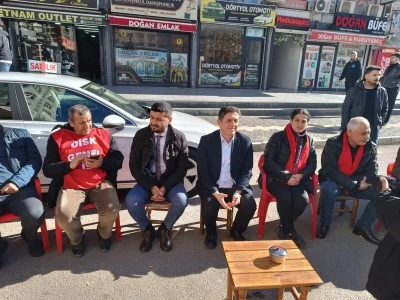 İş&ccedil;ilerin n&ouml;bet eylemi devam ediyor