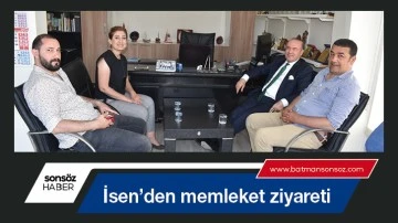 İsen&rsquo;den memleket ziyareti