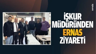 İŞKUR M&uuml;d&uuml;r&uuml;nden ERNAS ziyareti&hellip;