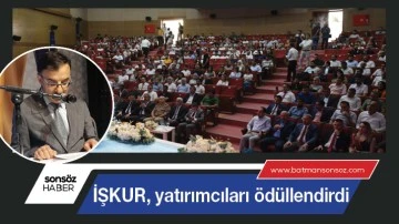 İŞKUR, yatırımcıları &ouml;d&uuml;llendirdi