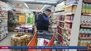 İslahiye'de marketlerde denetim yapıldı