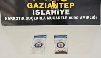 İslahiye'de uyuşturucu operasyonunda 1 ş&uuml;pheli g&ouml;zaltına alındı