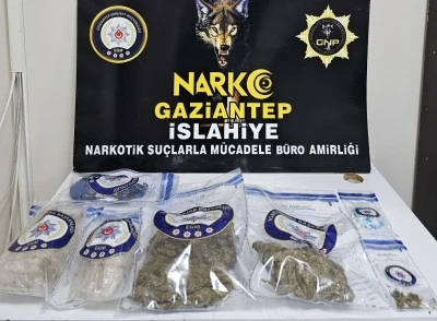 İslahiye'de uyuşturucu operasyonunda 2 zanlı tutuklandı