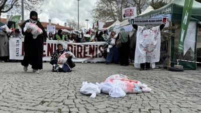 İsrail'in Gazze saldırıları protesto edildi
