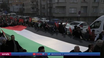 İsrail'in Gazze'ye y&ouml;nelik saldırılar protesto edildi