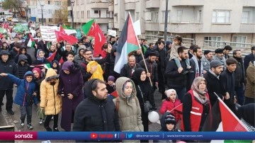 İsrail'in Gazze'ye y&ouml;nelik saldırıları Gaziantep'te protesto edildi