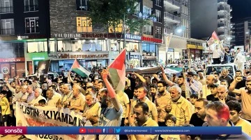 İsrail'in Gazze'ye y&ouml;nelik saldırıları protesto edildi