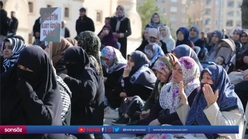 İsrail'in Gazze'ye y&ouml;nelik saldırıları protesto edildi