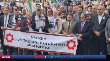 İsrail'in Gazze'ye y&ouml;nelik saldırıları protesto edildi