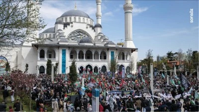 İsrail'in Gazze'ye y&ouml;nelik saldırıları protesto edildi