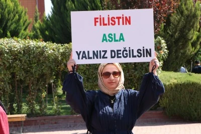 İsrail'in saldırıları protesto edildi
