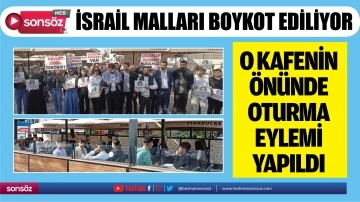 İsrail malları boykot ediliyor