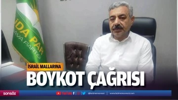 İsrail mallarına boykot &ccedil;ağrısı