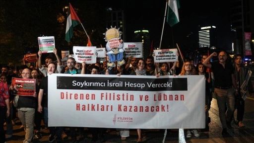 İstanbul'da İsrail Protestoları Y&uuml;kseliyor