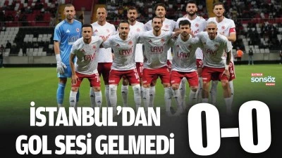 İstanbul&rsquo;dan gol sesi gelmedi