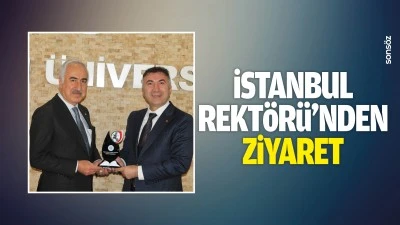 İstanbul Rekt&ouml;r&uuml;&rsquo;nden ziyaret